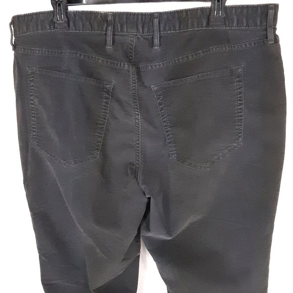 Eddie Bauer Jeans Pants Size Short 16 Gray Cord - Picture 5 of 5